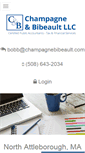 Mobile Screenshot of champagnebibeault.com